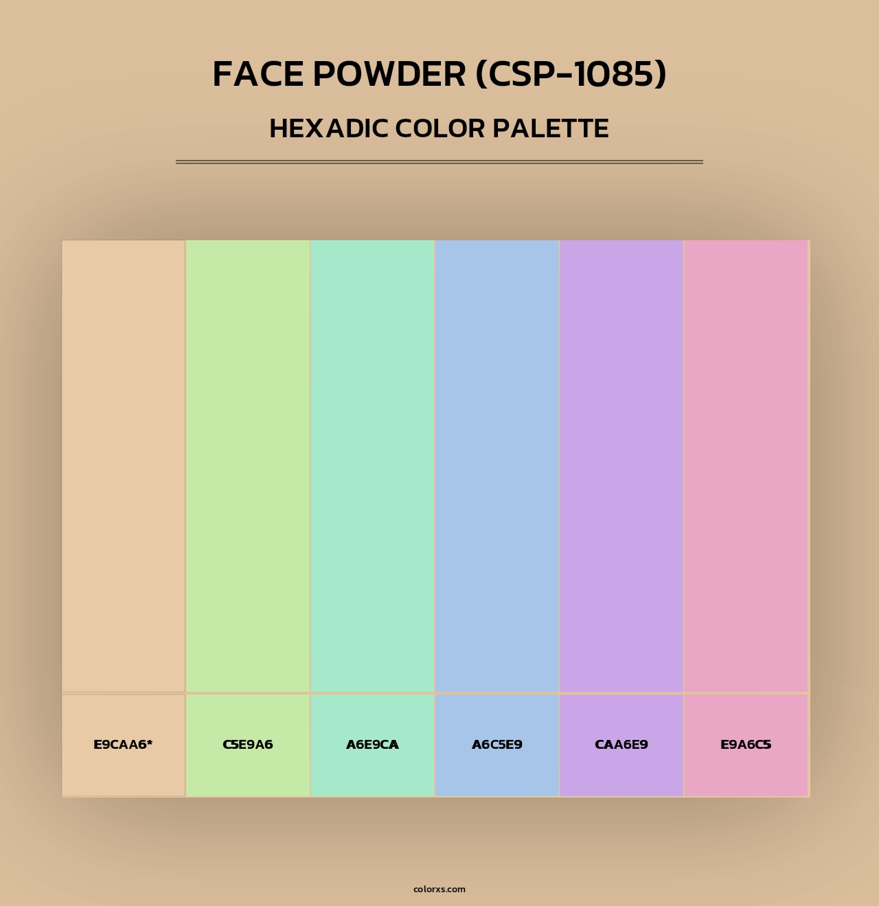 Face Powder (CSP-1085) - Hexadic Color Palette