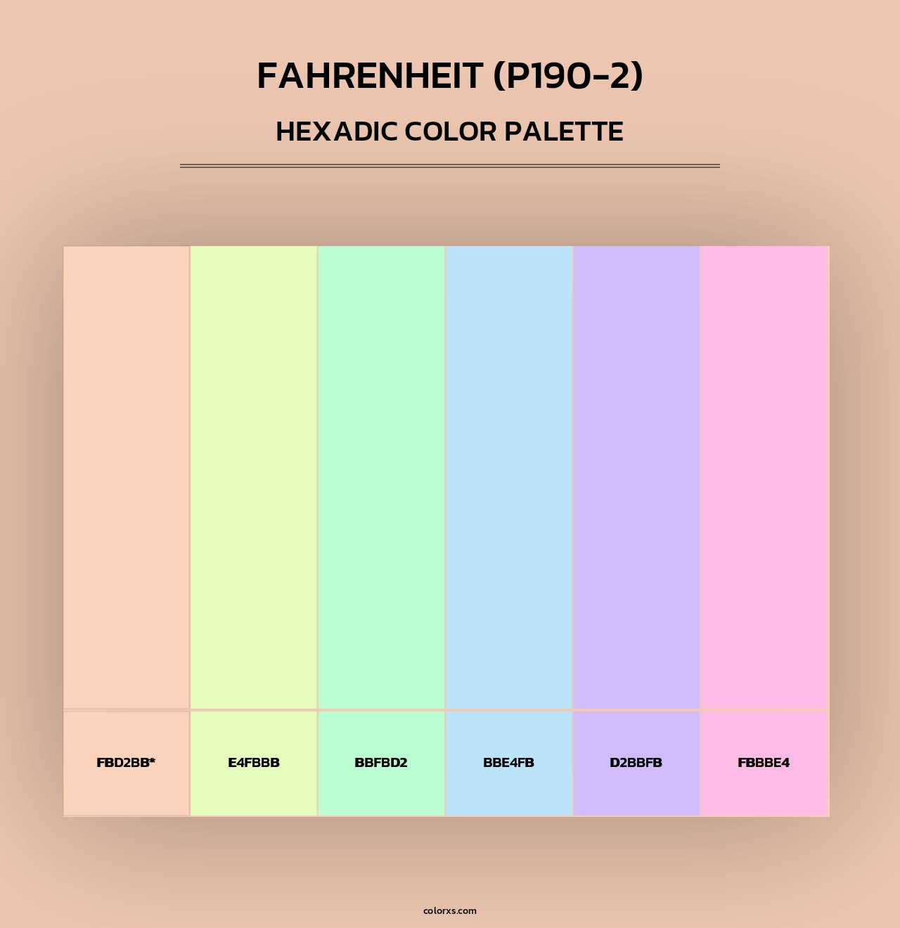 Fahrenheit (P190-2) - Hexadic Color Palette