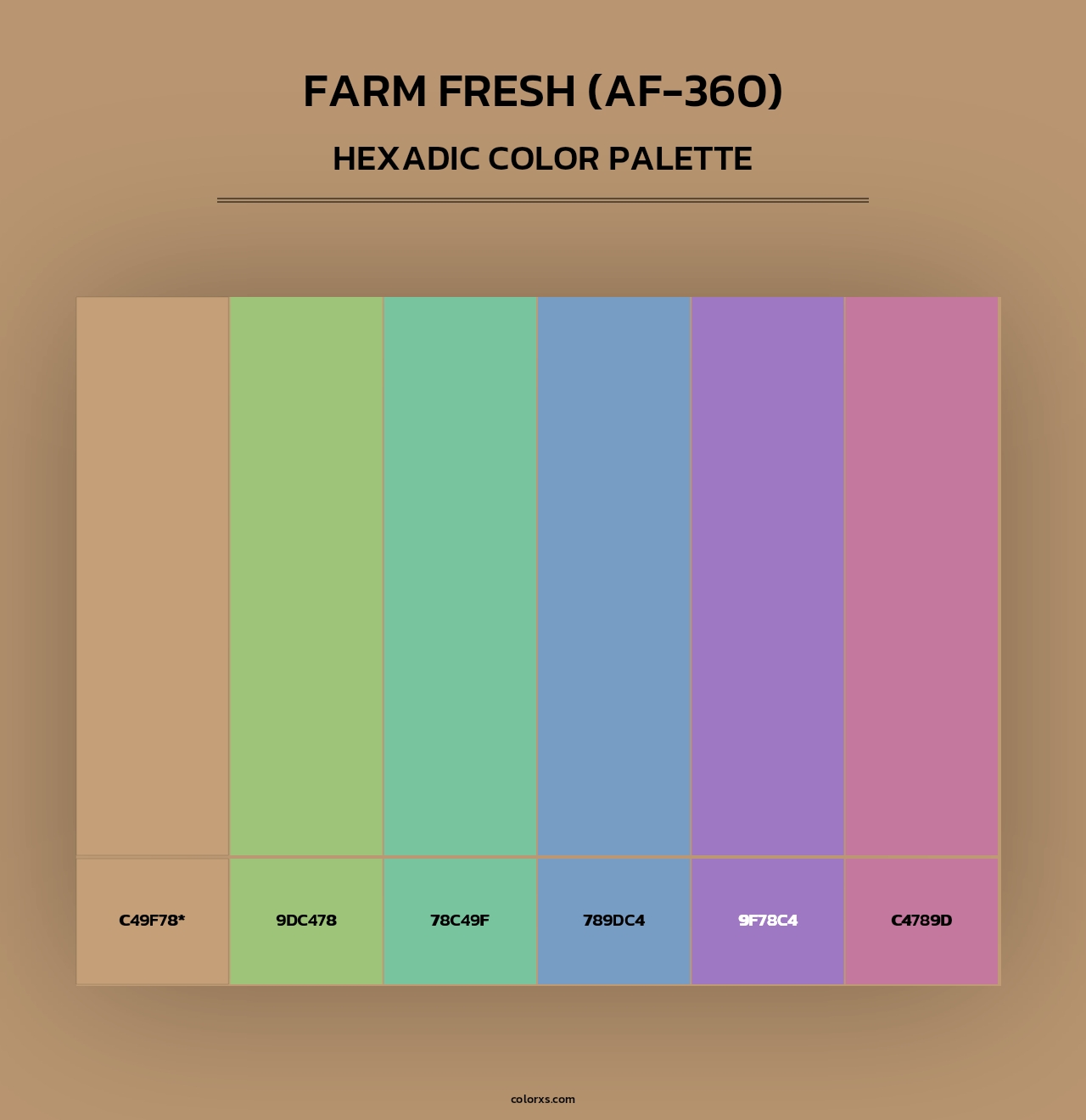 Farm Fresh (AF-360) - Hexadic Color Palette