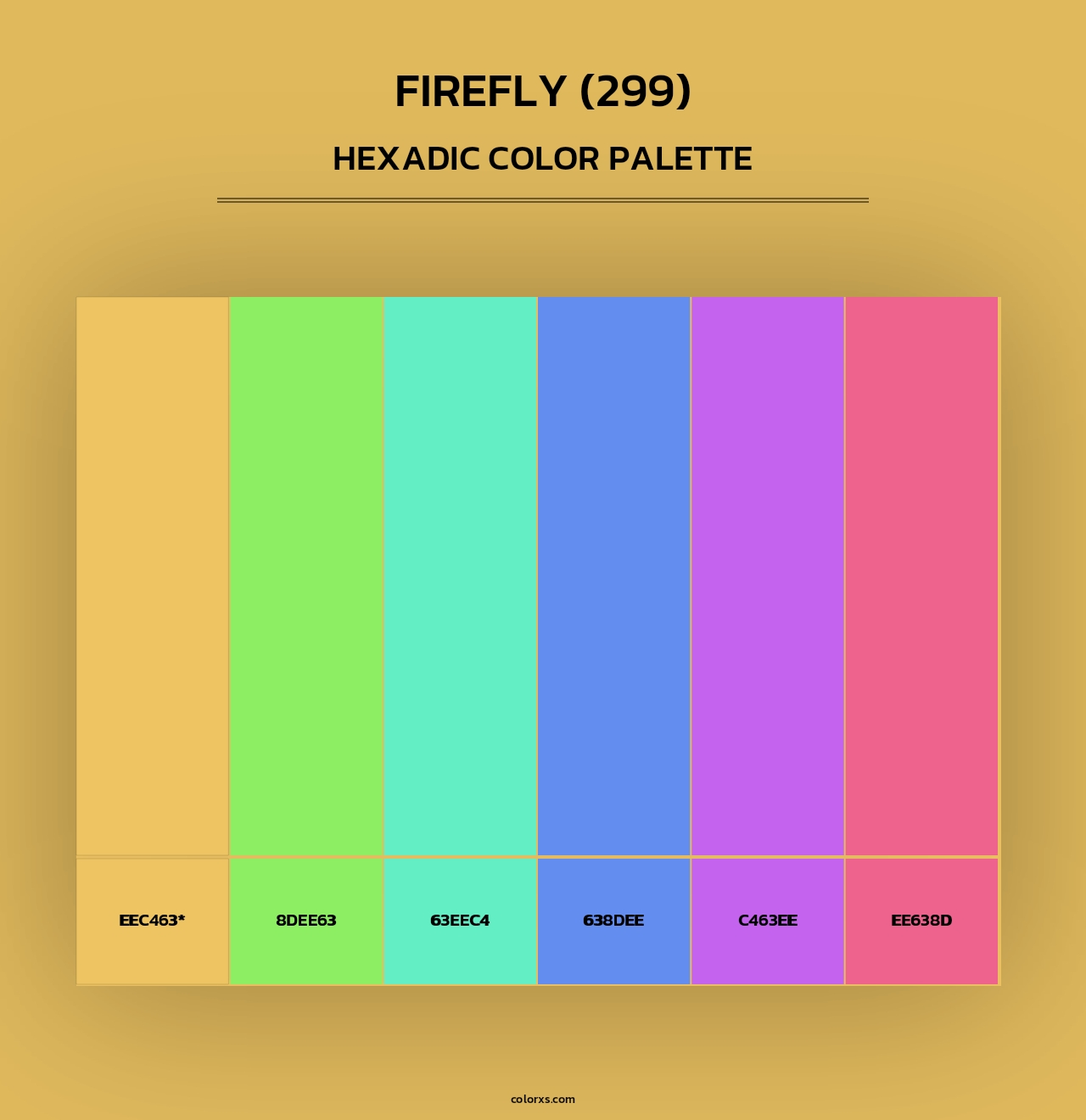 Firefly (299) - Hexadic Color Palette