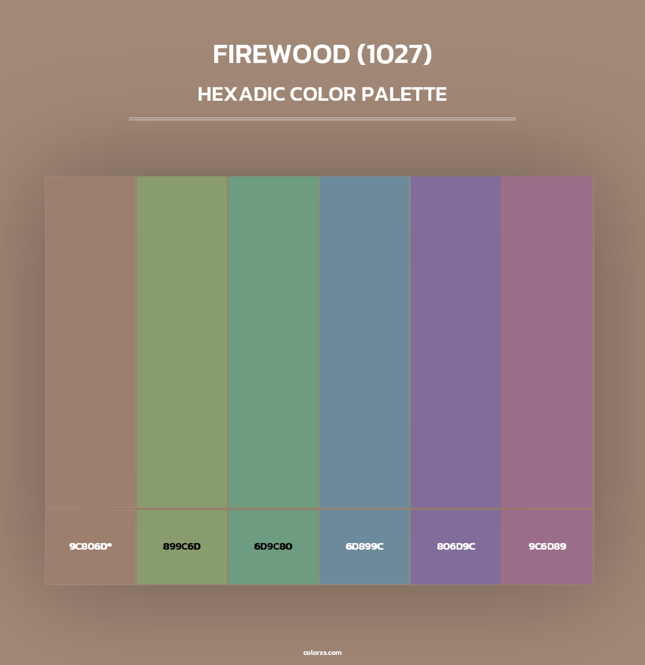 Firewood (1027) - Hexadic Color Palette