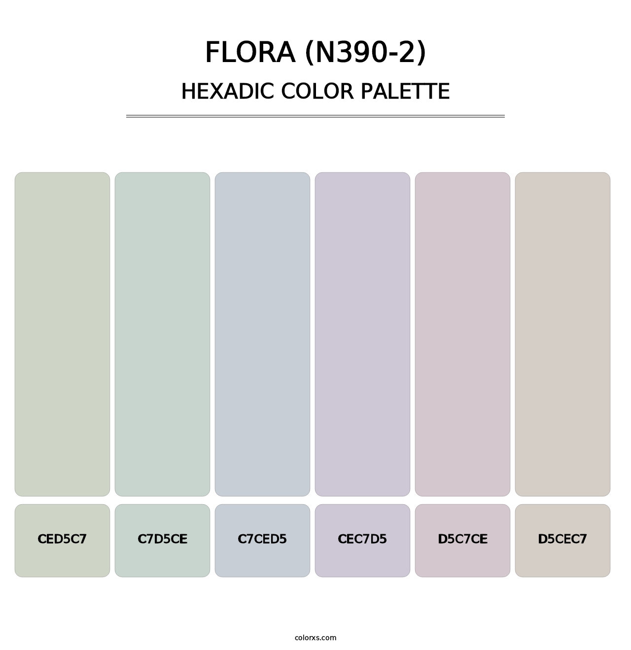 Flora (N390-2) - Hexadic Color Palette