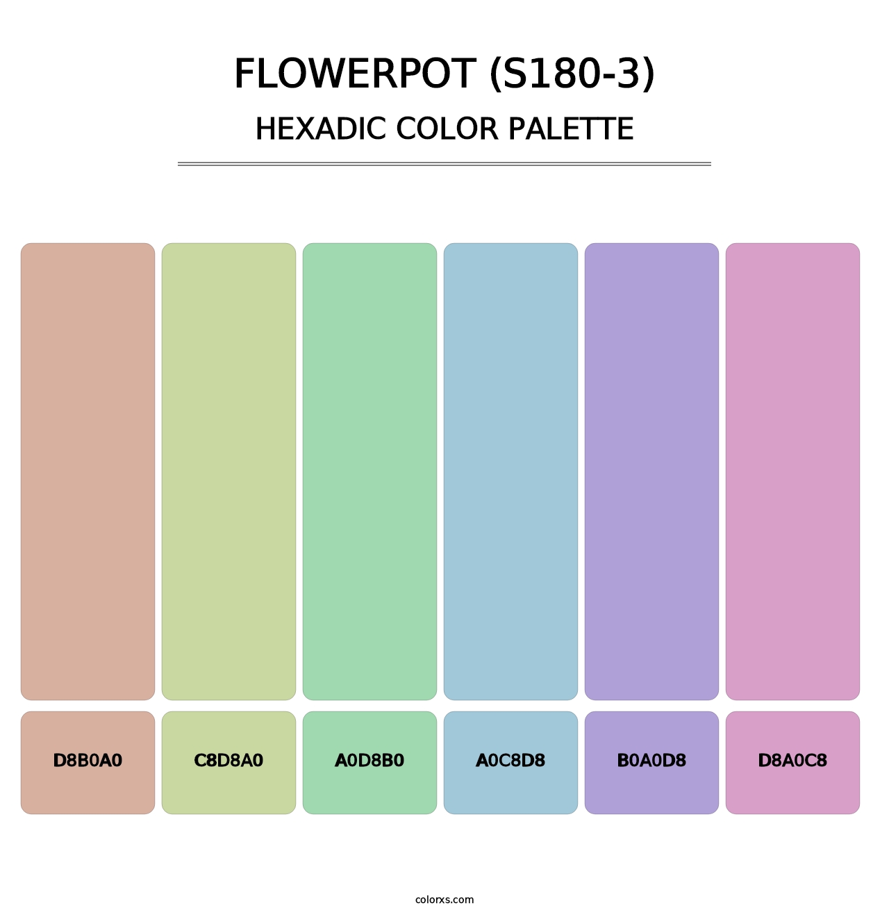 Flowerpot (S180-3) - Hexadic Color Palette