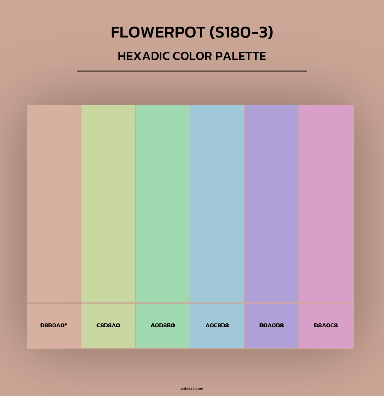 Flowerpot (S180-3) - Hexadic Color Palette