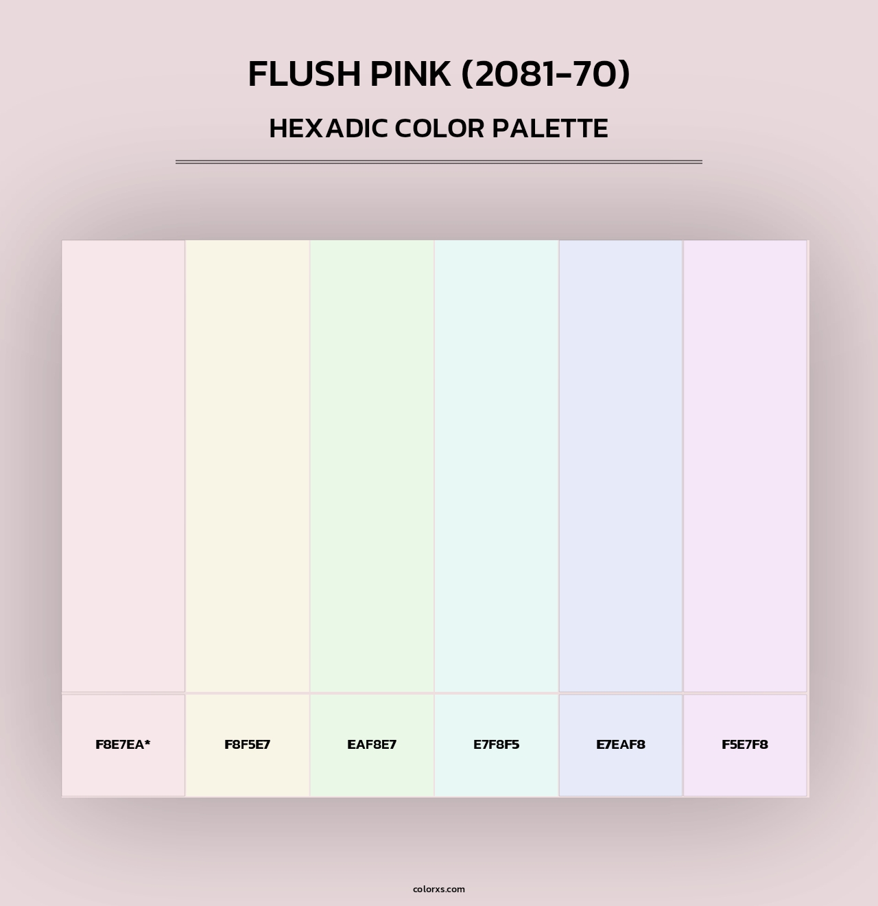 Flush Pink (2081-70) - Hexadic Color Palette