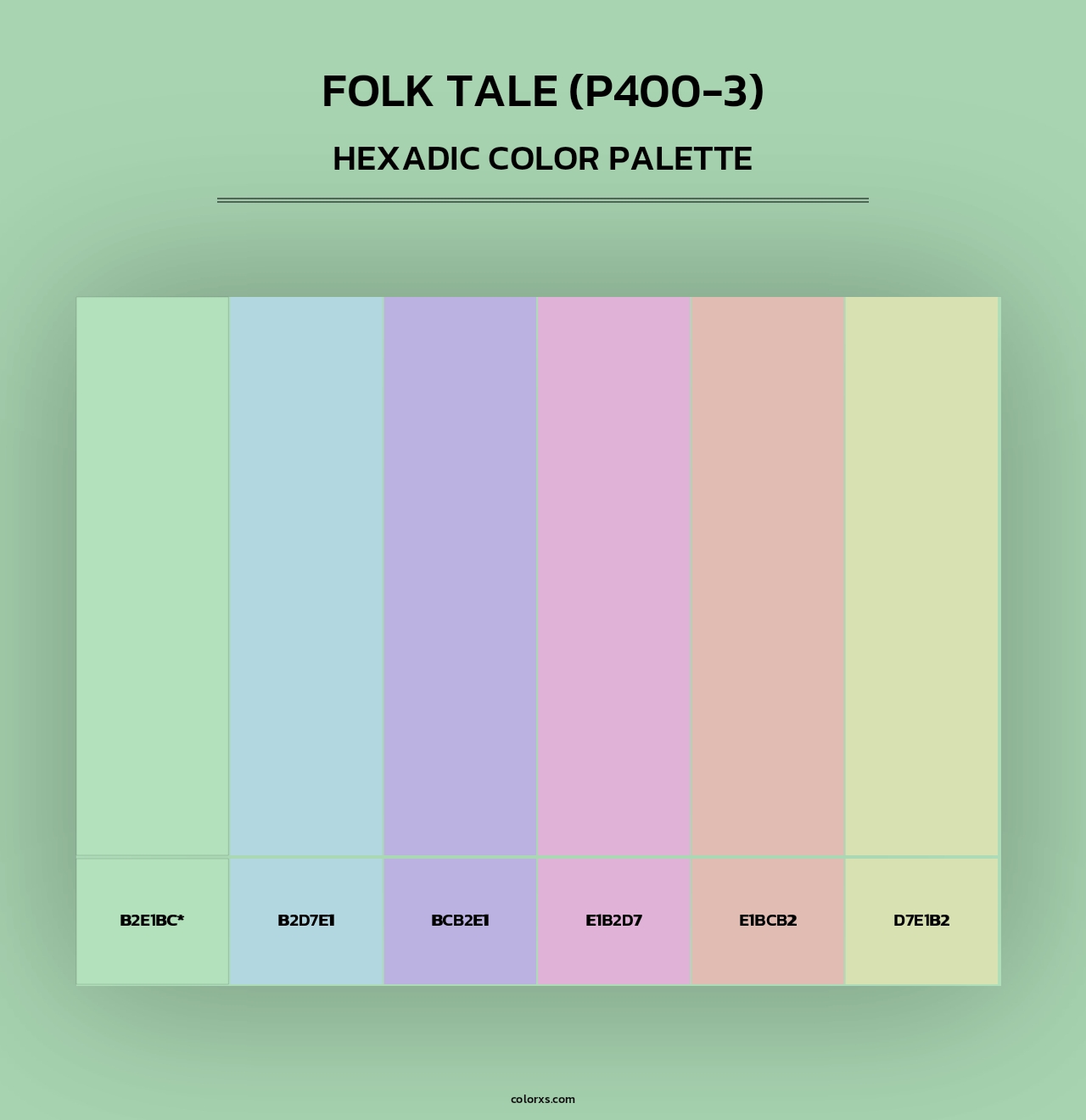 Folk Tale (P400-3) - Hexadic Color Palette