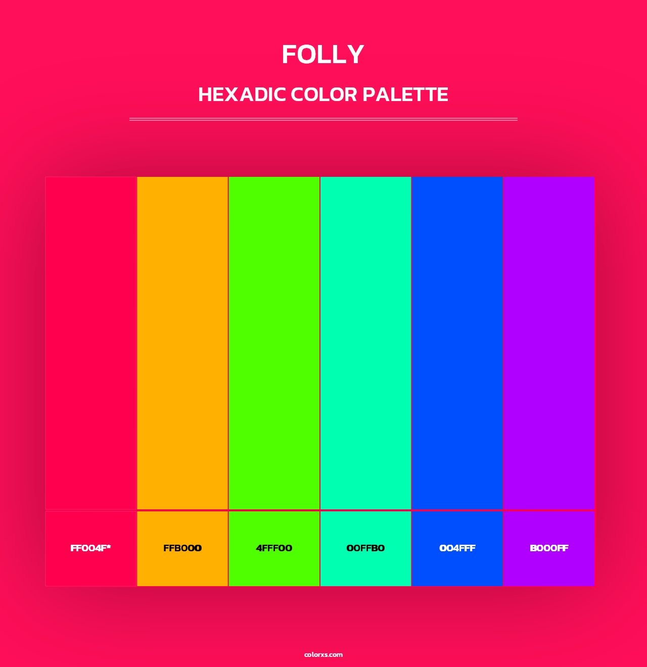 Folly - Hexadic Color Palette