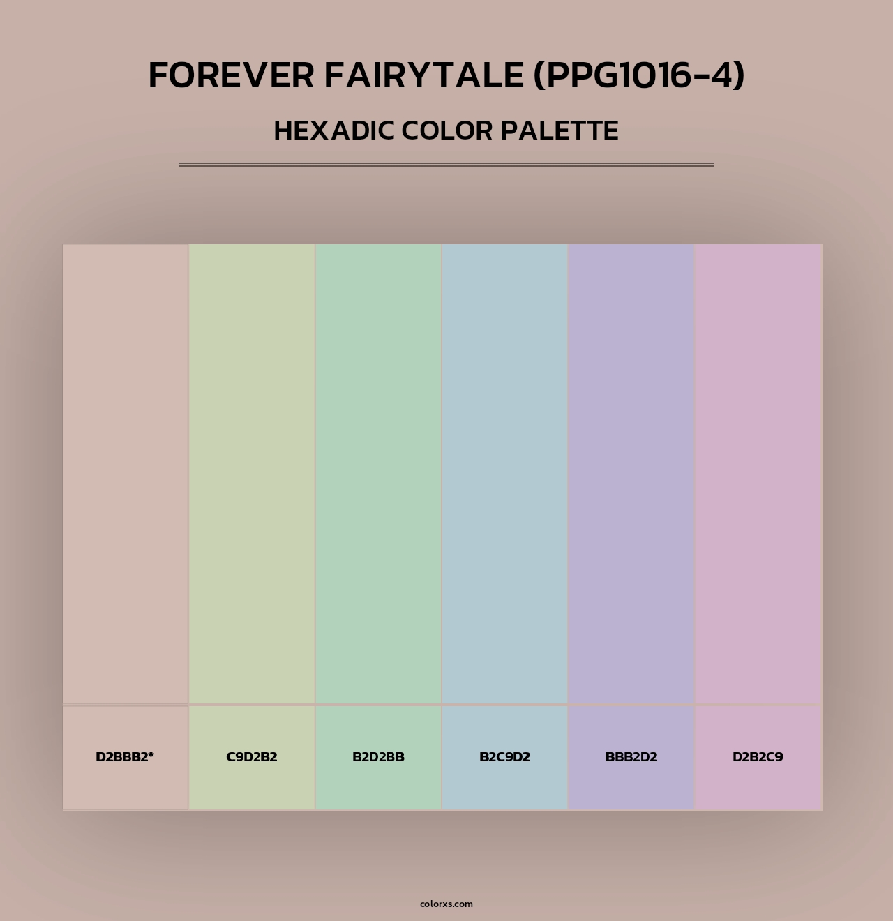 Forever Fairytale (PPG1016-4) - Hexadic Color Palette