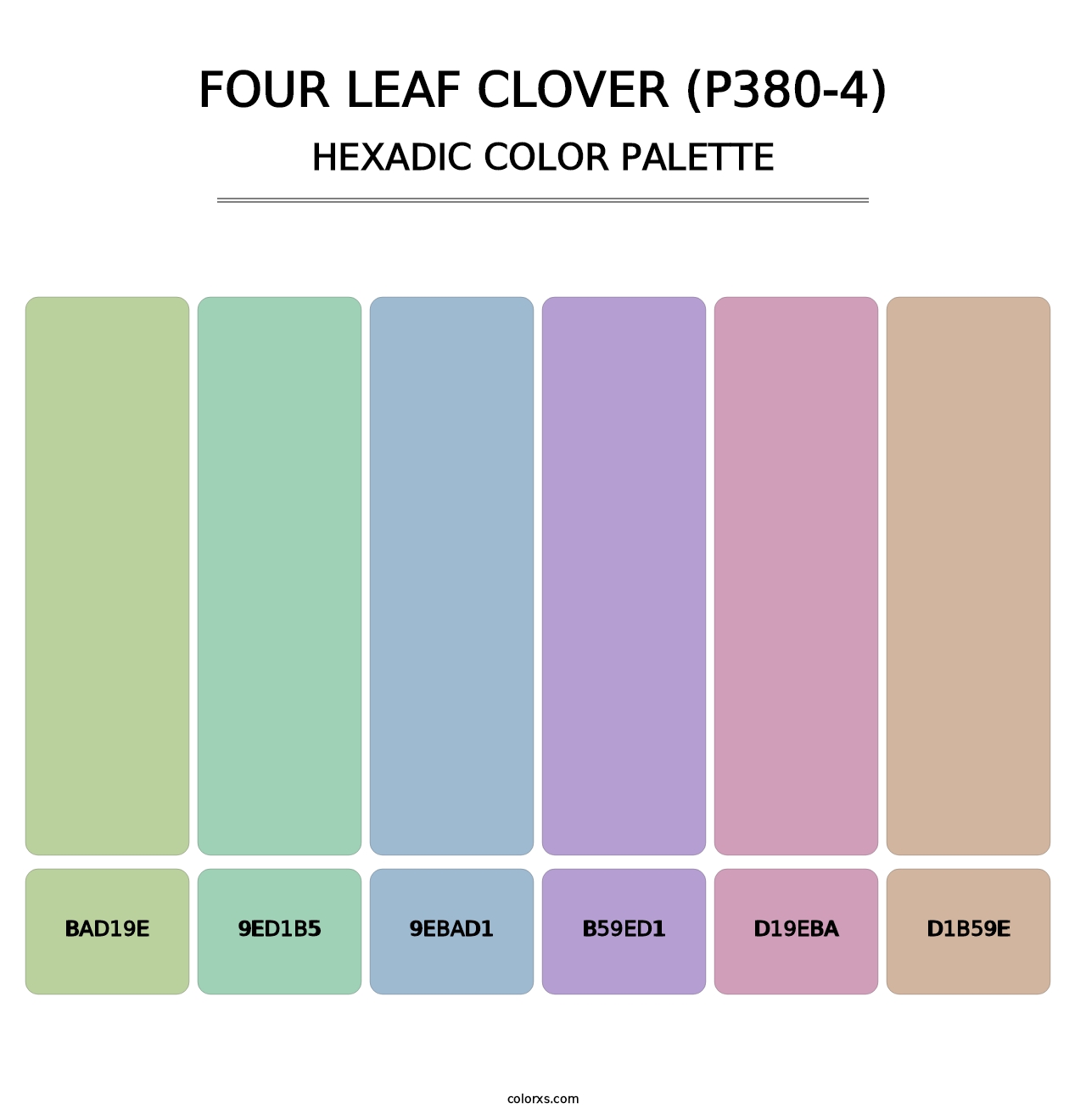 Four Leaf Clover (P380-4) - Hexadic Color Palette
