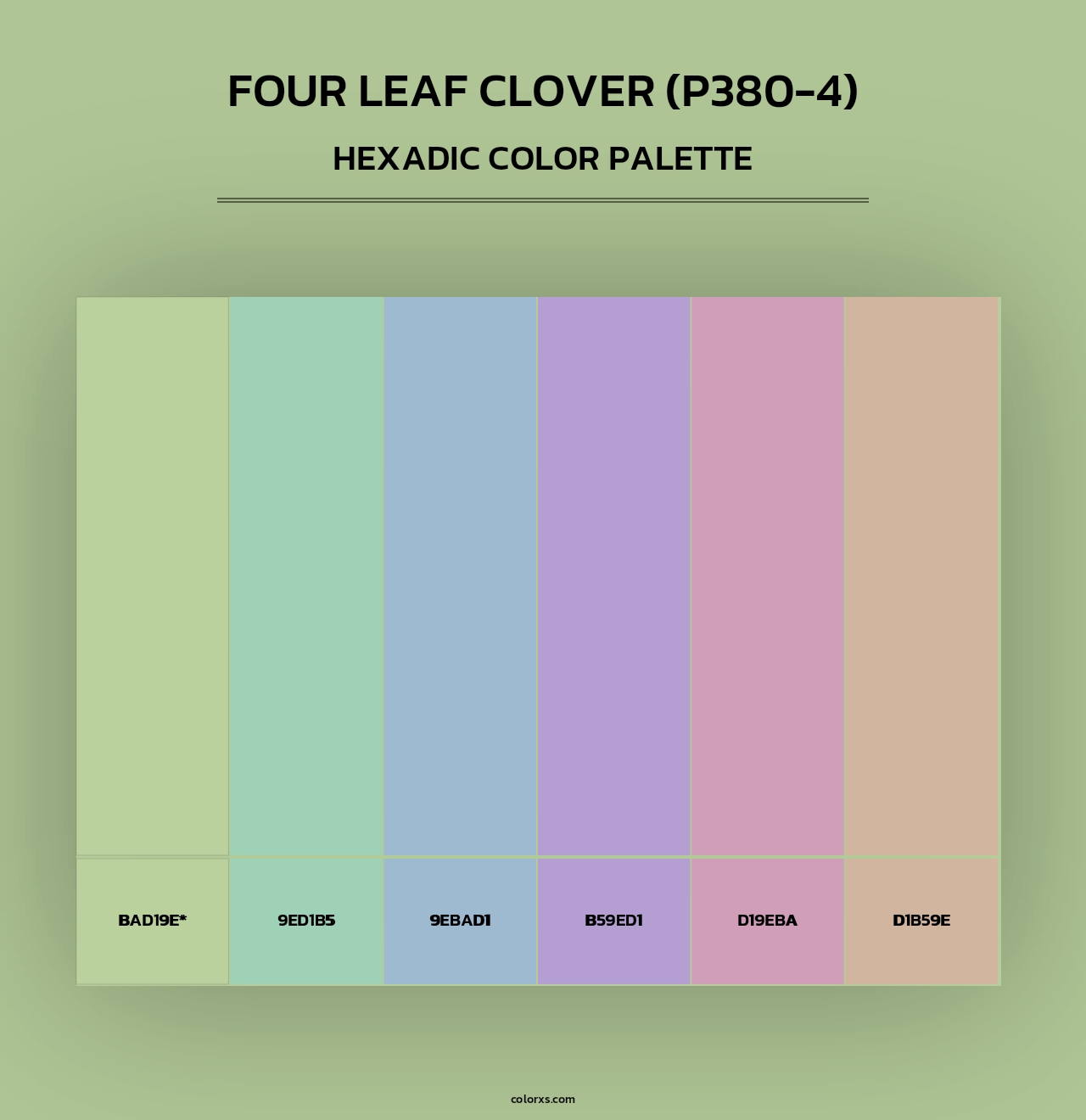 Four Leaf Clover (P380-4) - Hexadic Color Palette