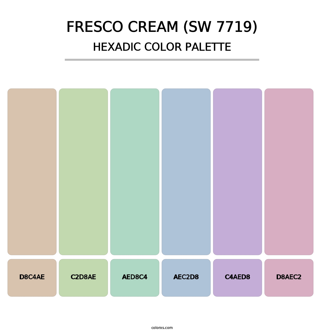 Fresco Cream (SW 7719) - Hexadic Color Palette