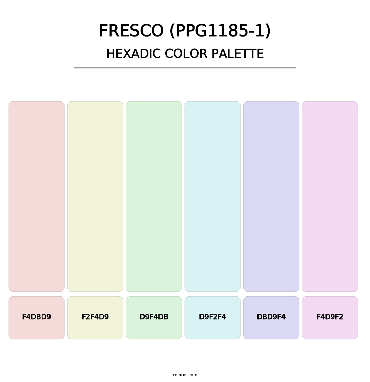 Fresco (PPG1185-1) - Hexadic Color Palette
