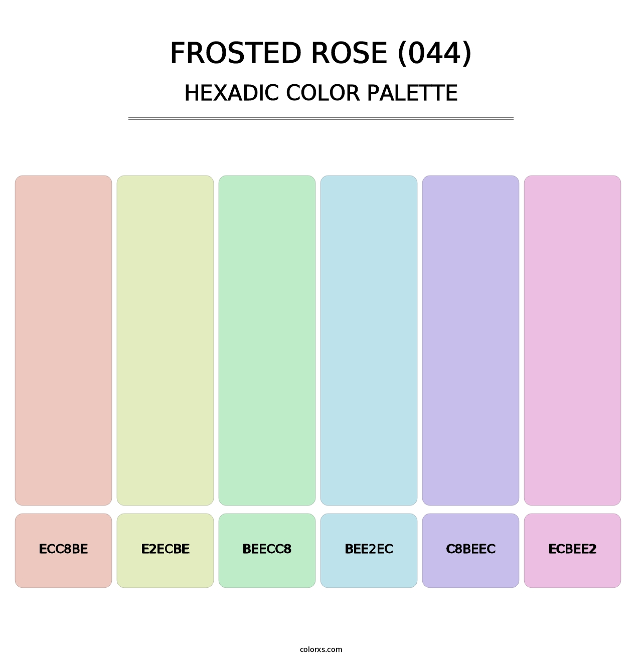 Frosted Rose (044) - Hexadic Color Palette