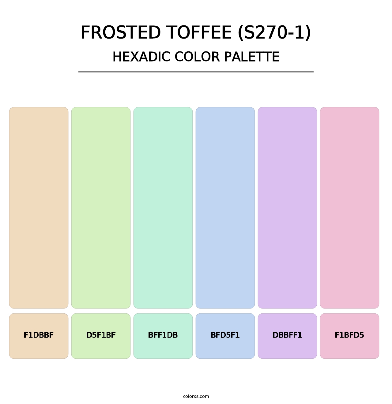 Frosted Toffee (S270-1) - Hexadic Color Palette