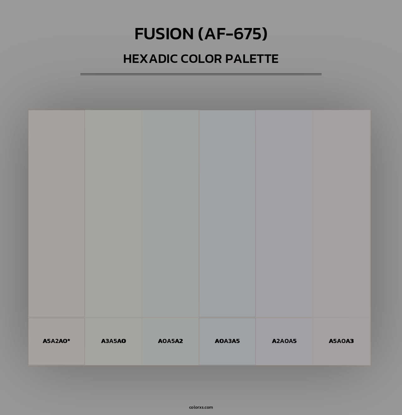 Fusion (AF-675) - Hexadic Color Palette