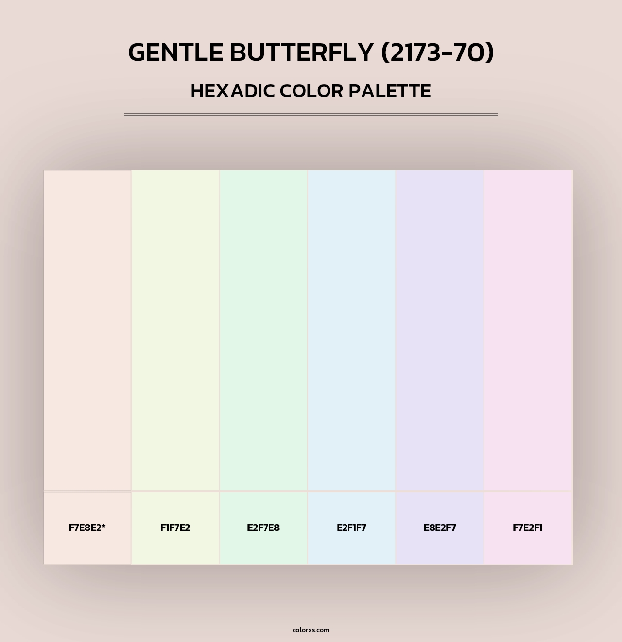 Gentle Butterfly (2173-70) - Hexadic Color Palette
