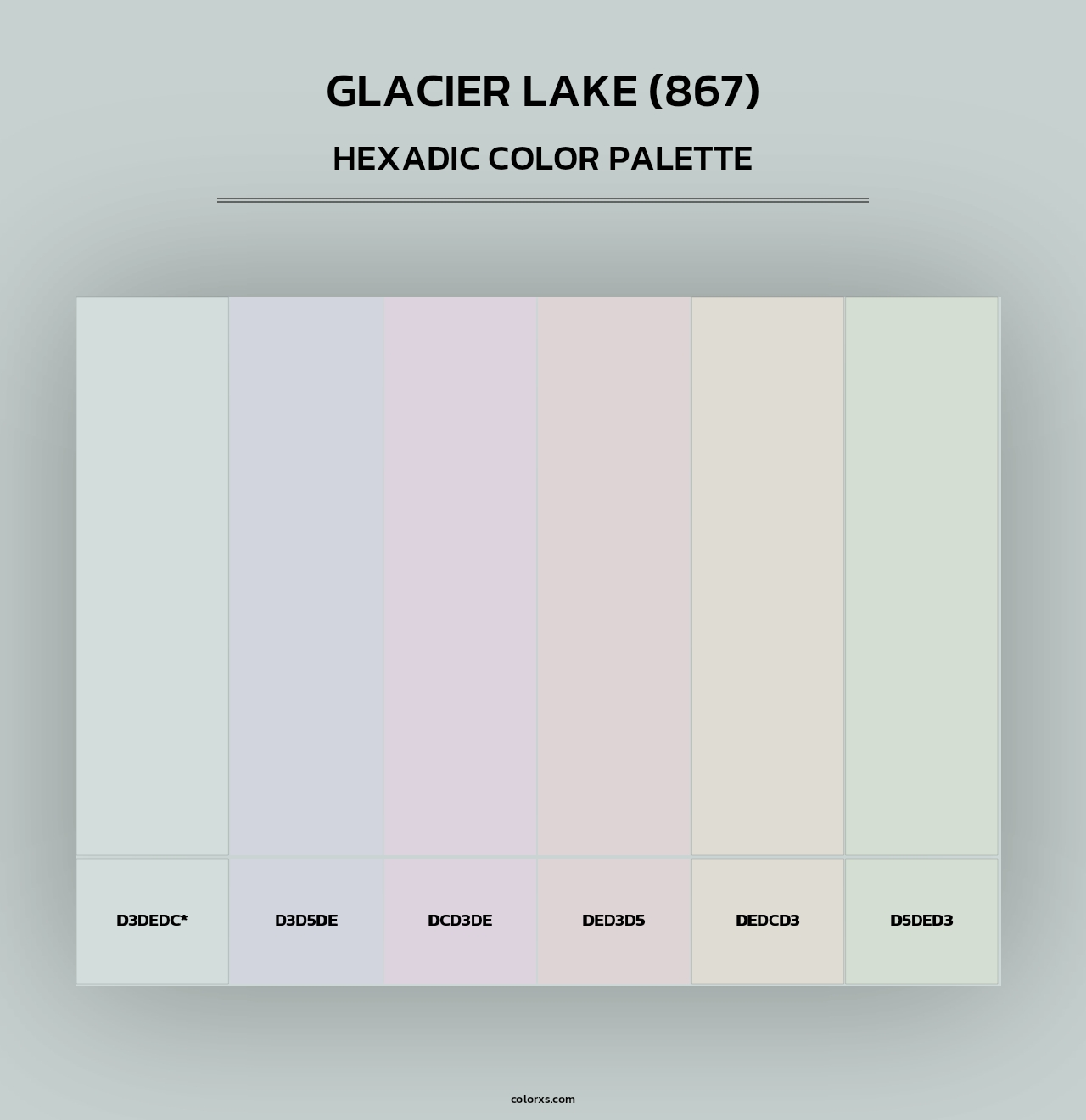 Glacier Lake (867) - Hexadic Color Palette