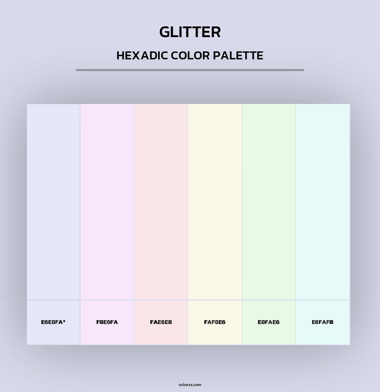 Glitter - Hexadic Color Palette