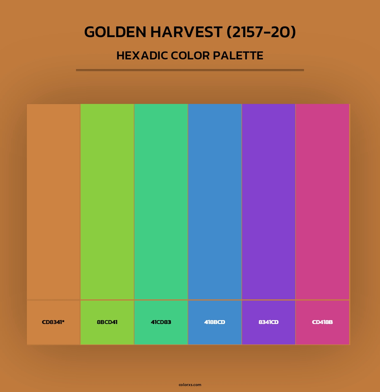 Golden Harvest (2157-20) - Hexadic Color Palette
