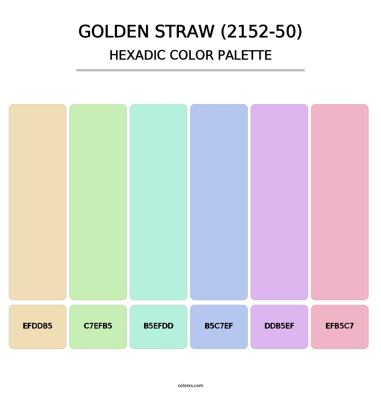 Golden Straw (2152-50) - Hexadic Color Palette