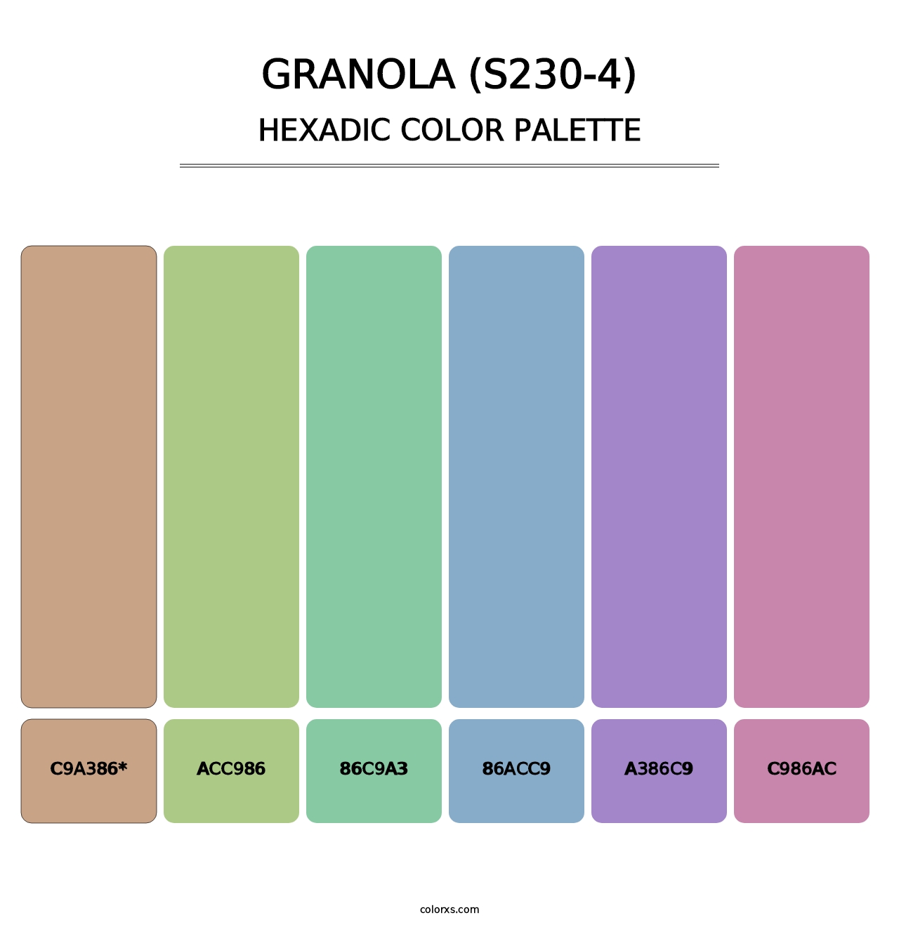 Granola (S230-4) - Hexadic Color Palette