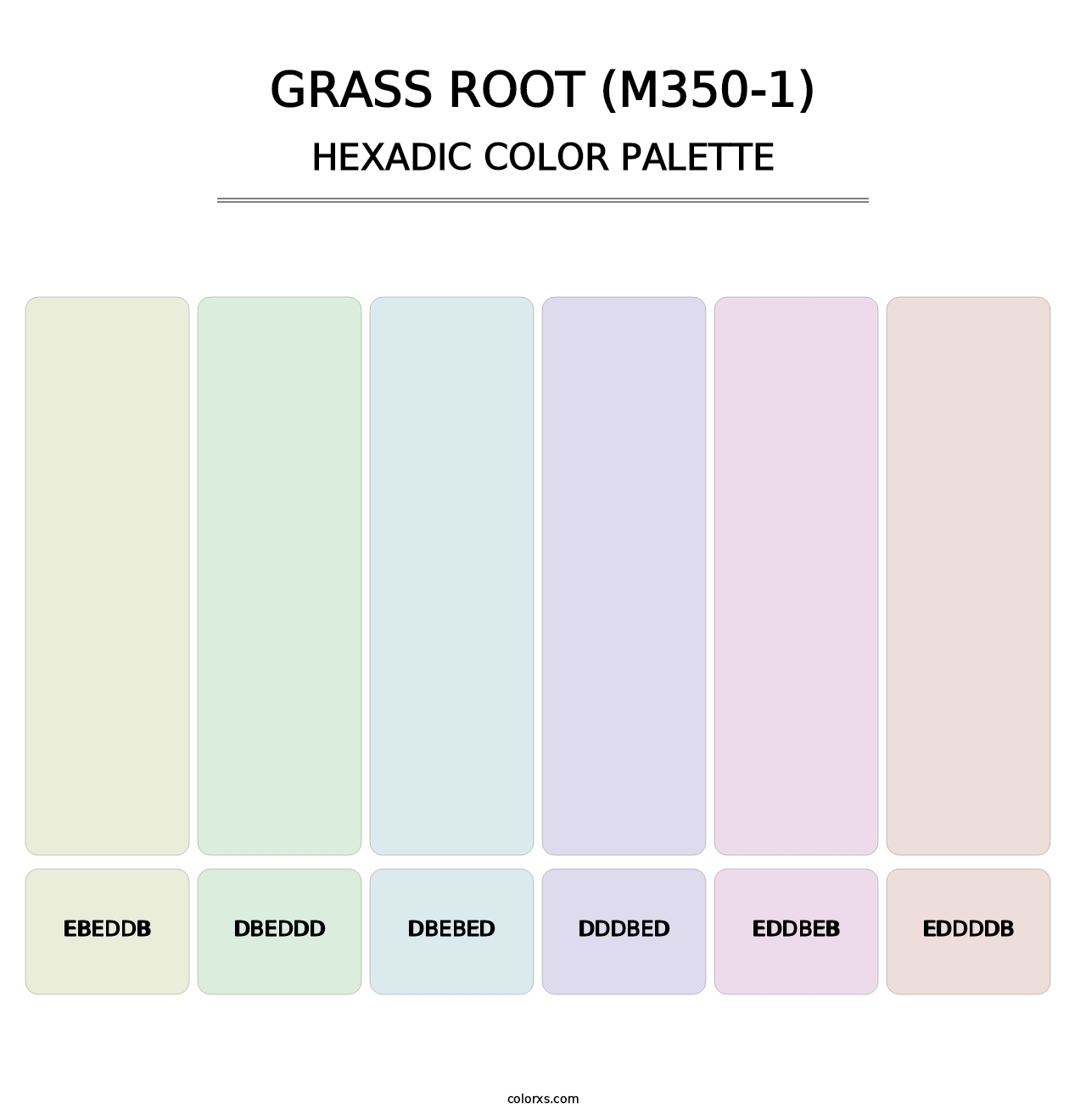 Grass Root (M350-1) - Hexadic Color Palette
