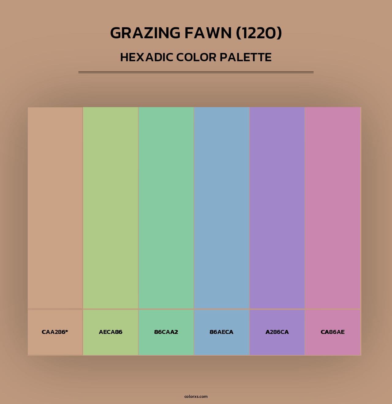 Grazing Fawn (1220) - Hexadic Color Palette