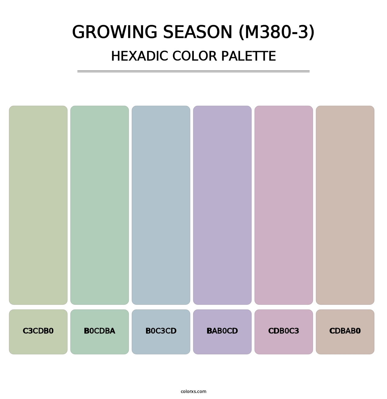 Growing Season (M380-3) - Hexadic Color Palette