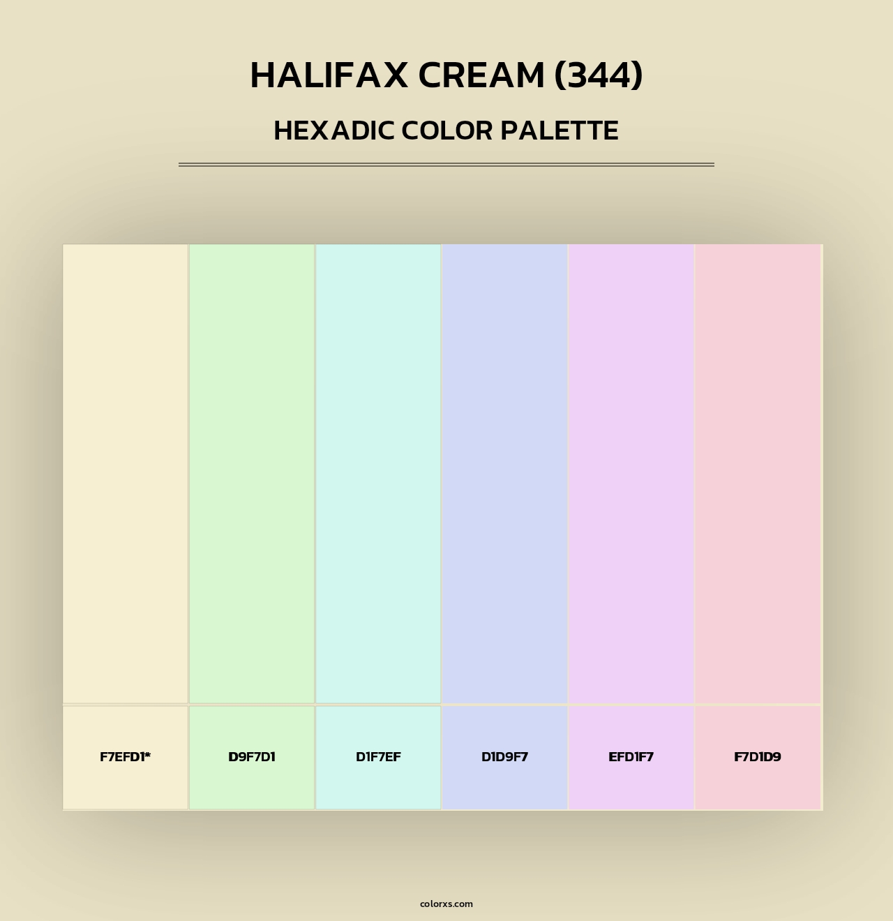 Halifax Cream (344) - Hexadic Color Palette