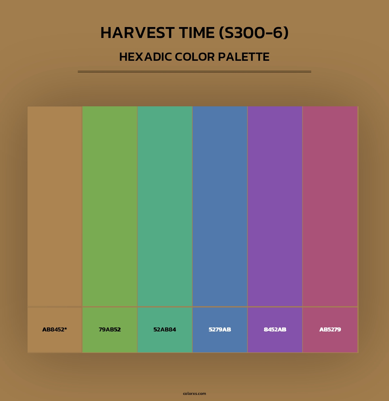 Harvest Time (S300-6) - Hexadic Color Palette