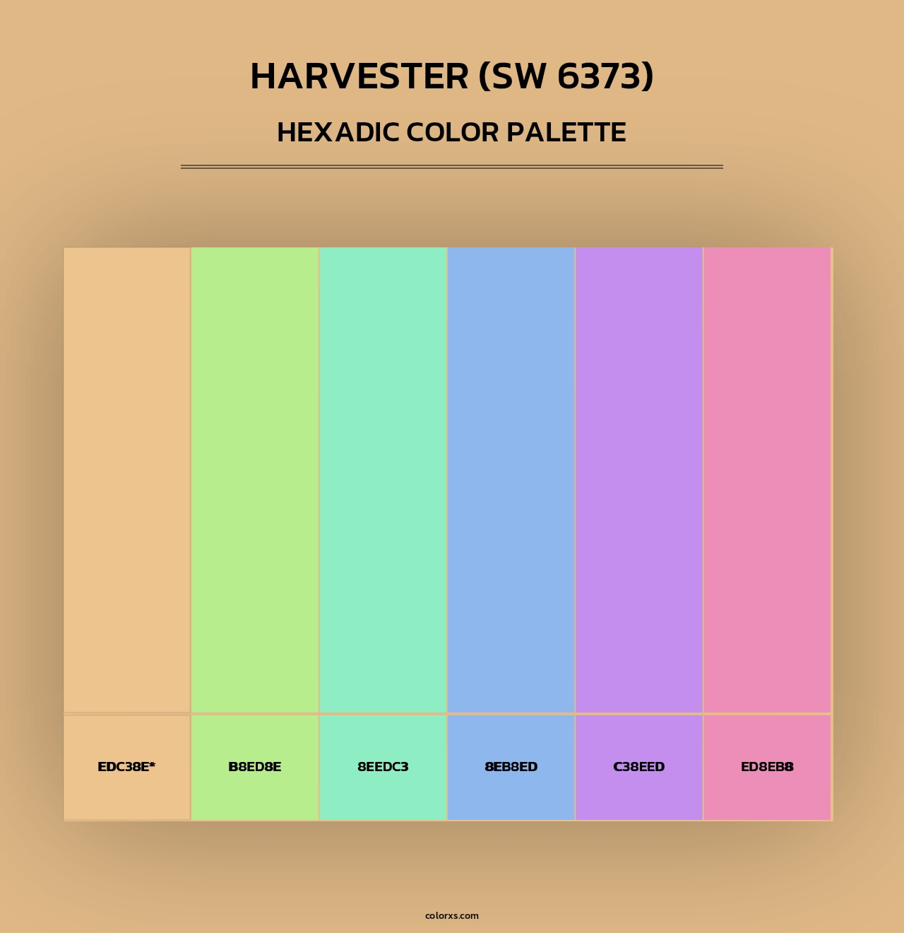 Harvester (SW 6373) - Hexadic Color Palette