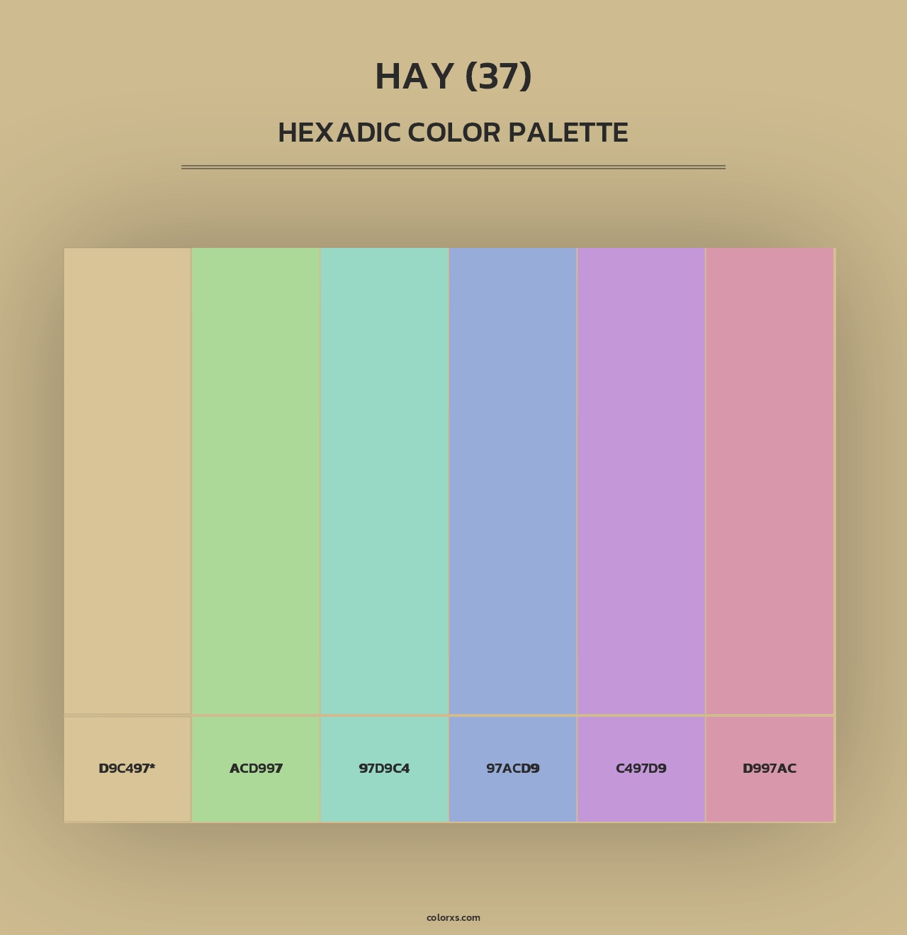 Hay (37) - Hexadic Color Palette