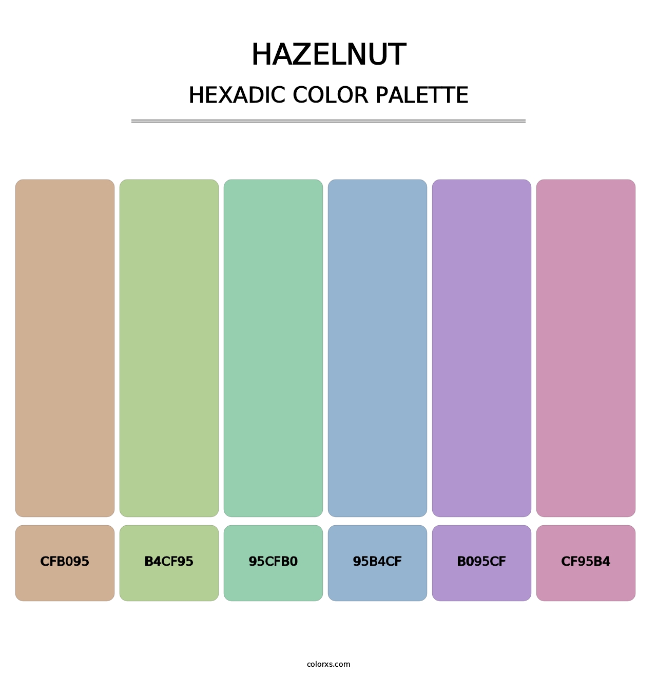 Hazelnut - Hexadic Color Palette