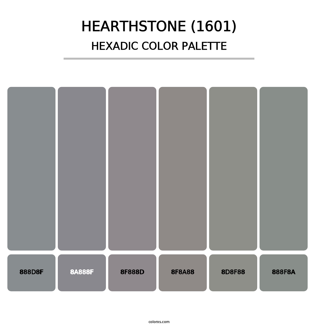 Hearthstone (1601) - Hexadic Color Palette