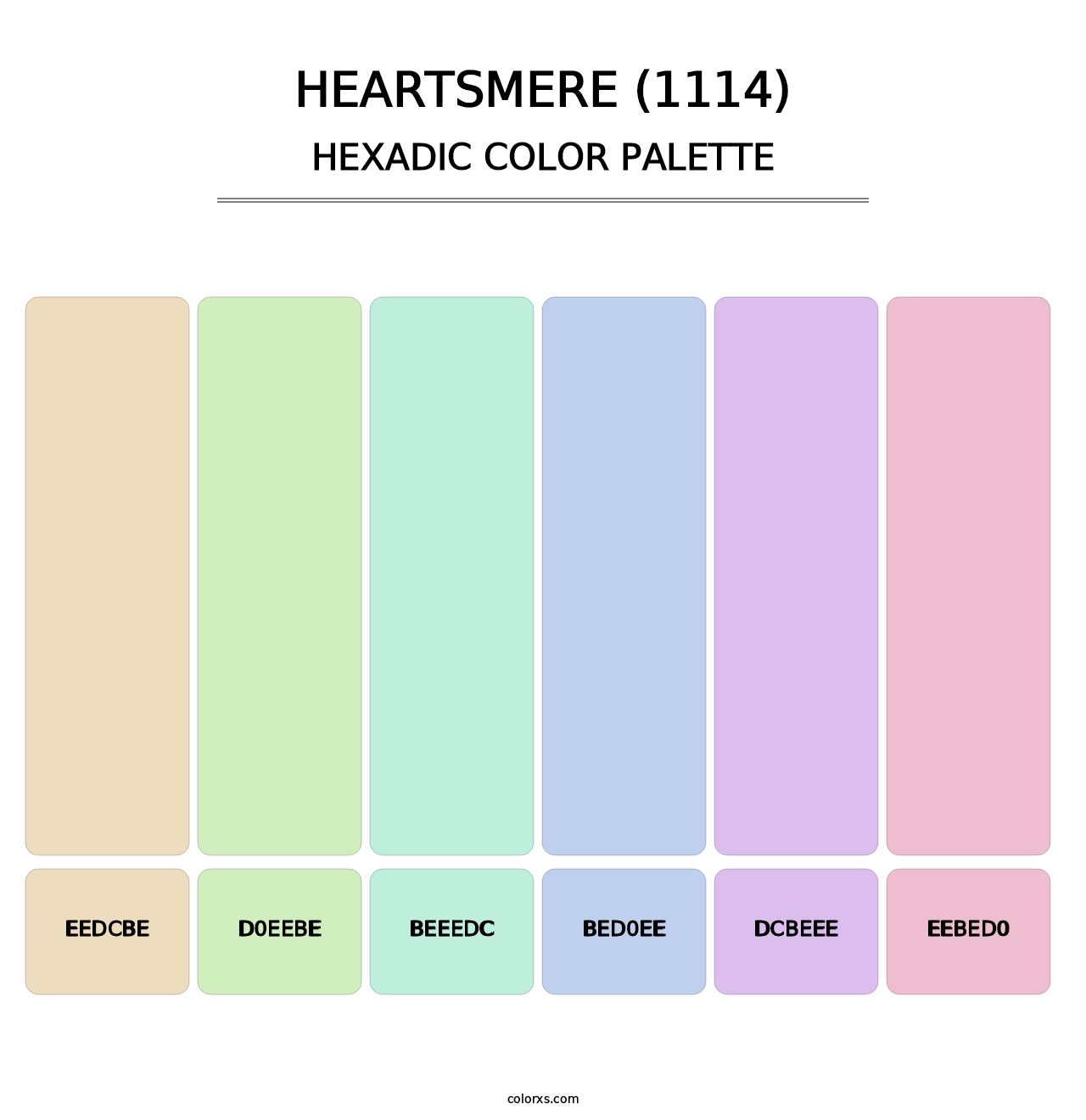 Heartsmere (1114) - Hexadic Color Palette