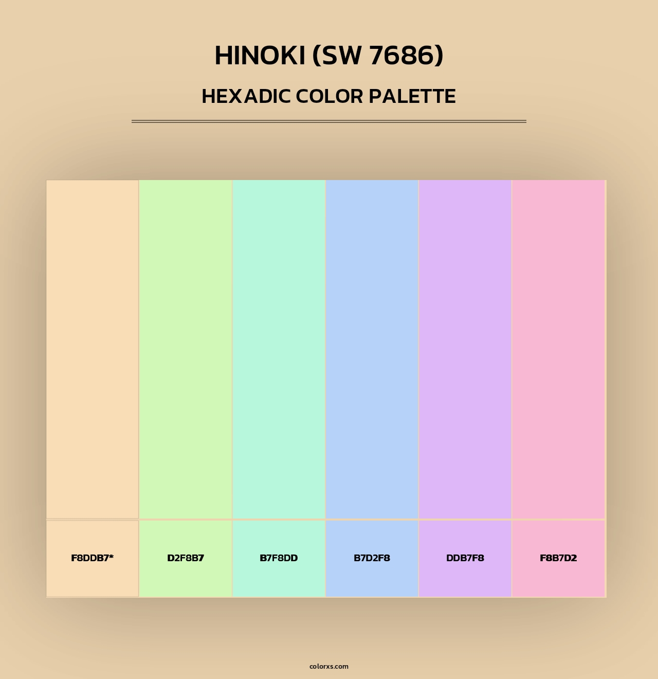 Hinoki (SW 7686) - Hexadic Color Palette