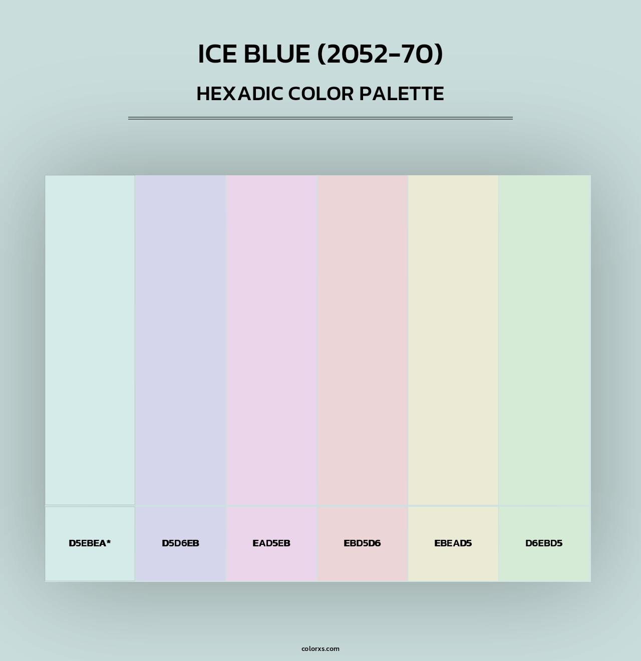 Ice Blue (2052-70) - Hexadic Color Palette