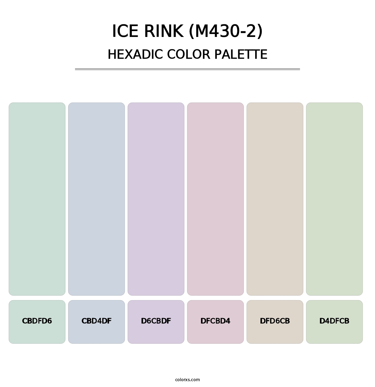 Ice Rink (M430-2) - Hexadic Color Palette