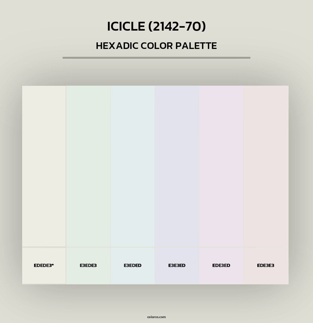 Icicle (2142-70) - Hexadic Color Palette