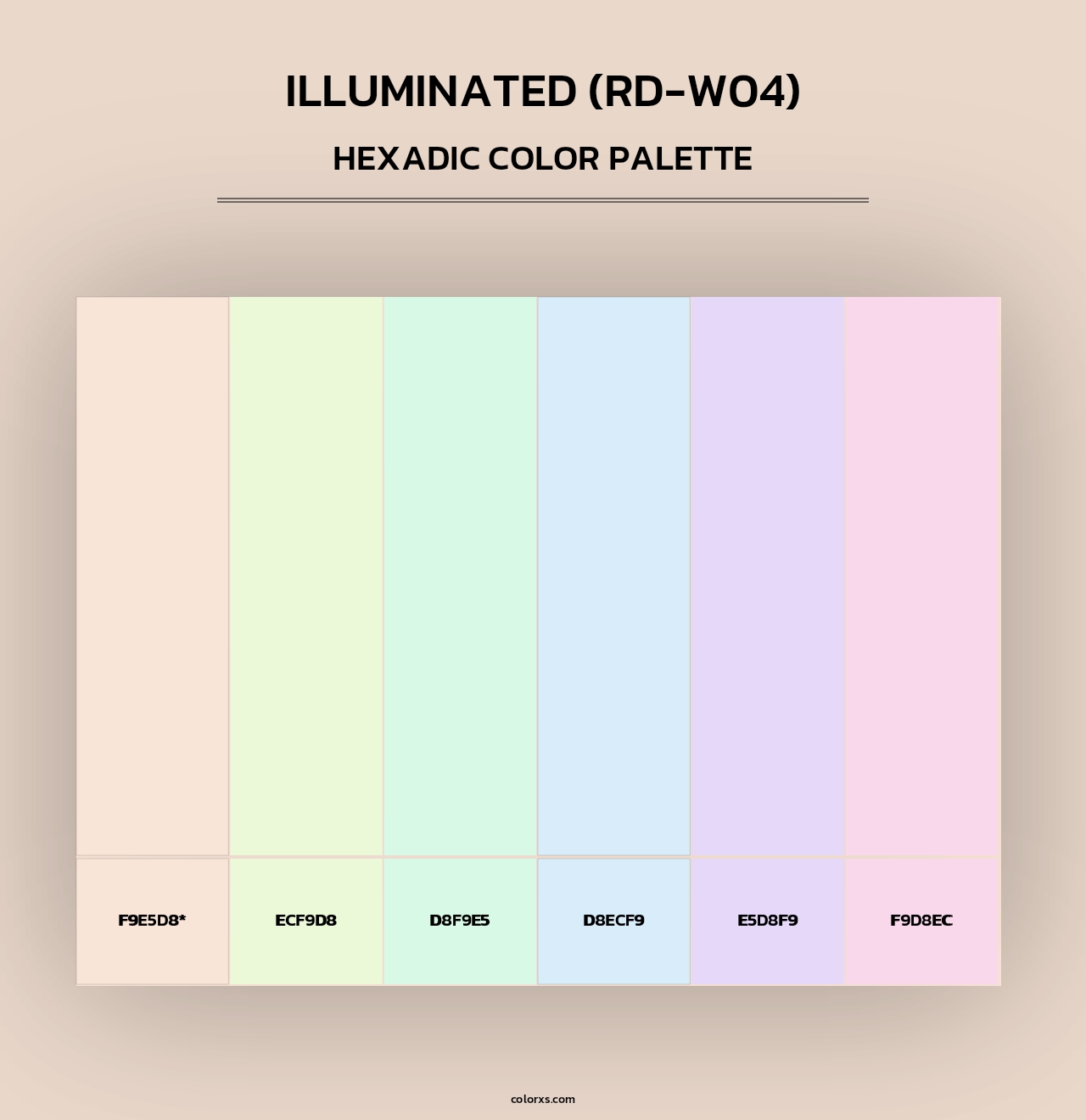 Illuminated (RD-W04) - Hexadic Color Palette
