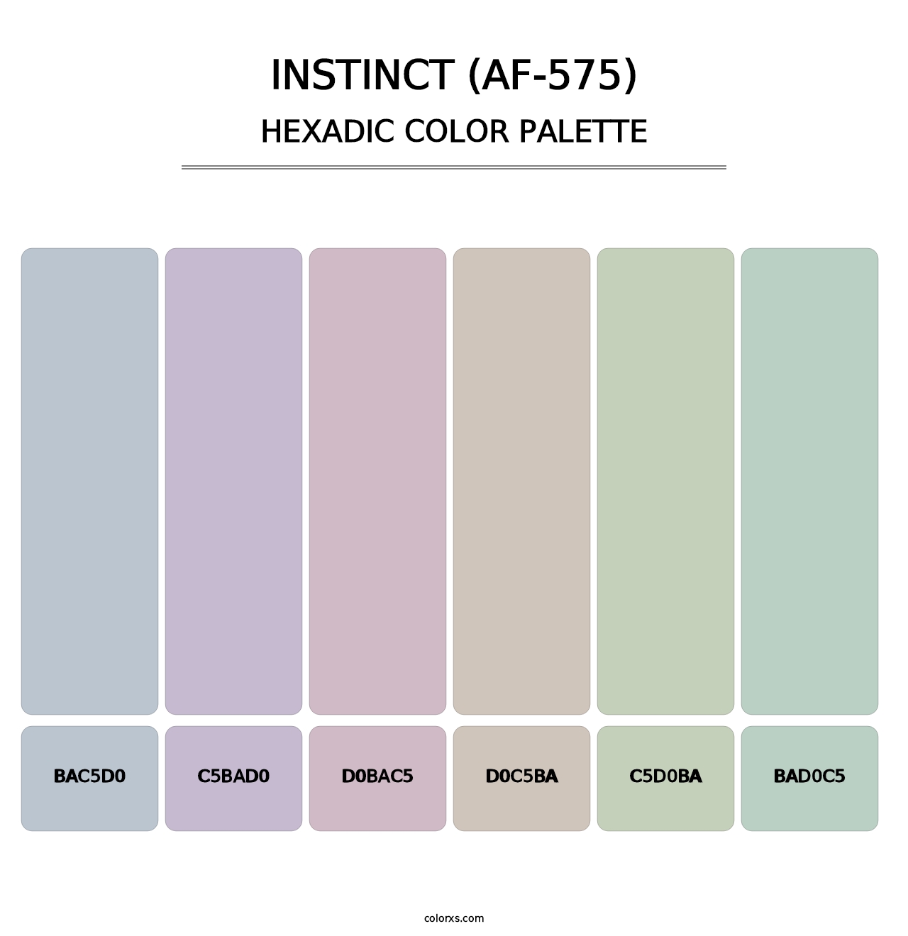 Instinct (AF-575) - Hexadic Color Palette
