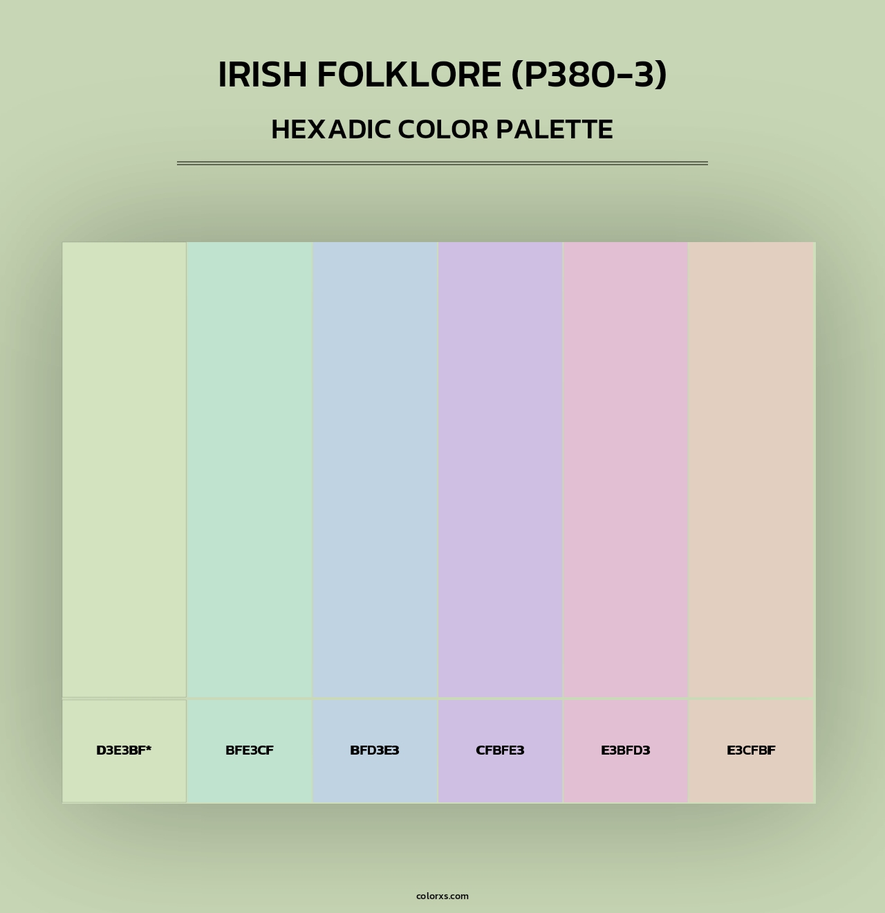 Irish Folklore (P380-3) - Hexadic Color Palette