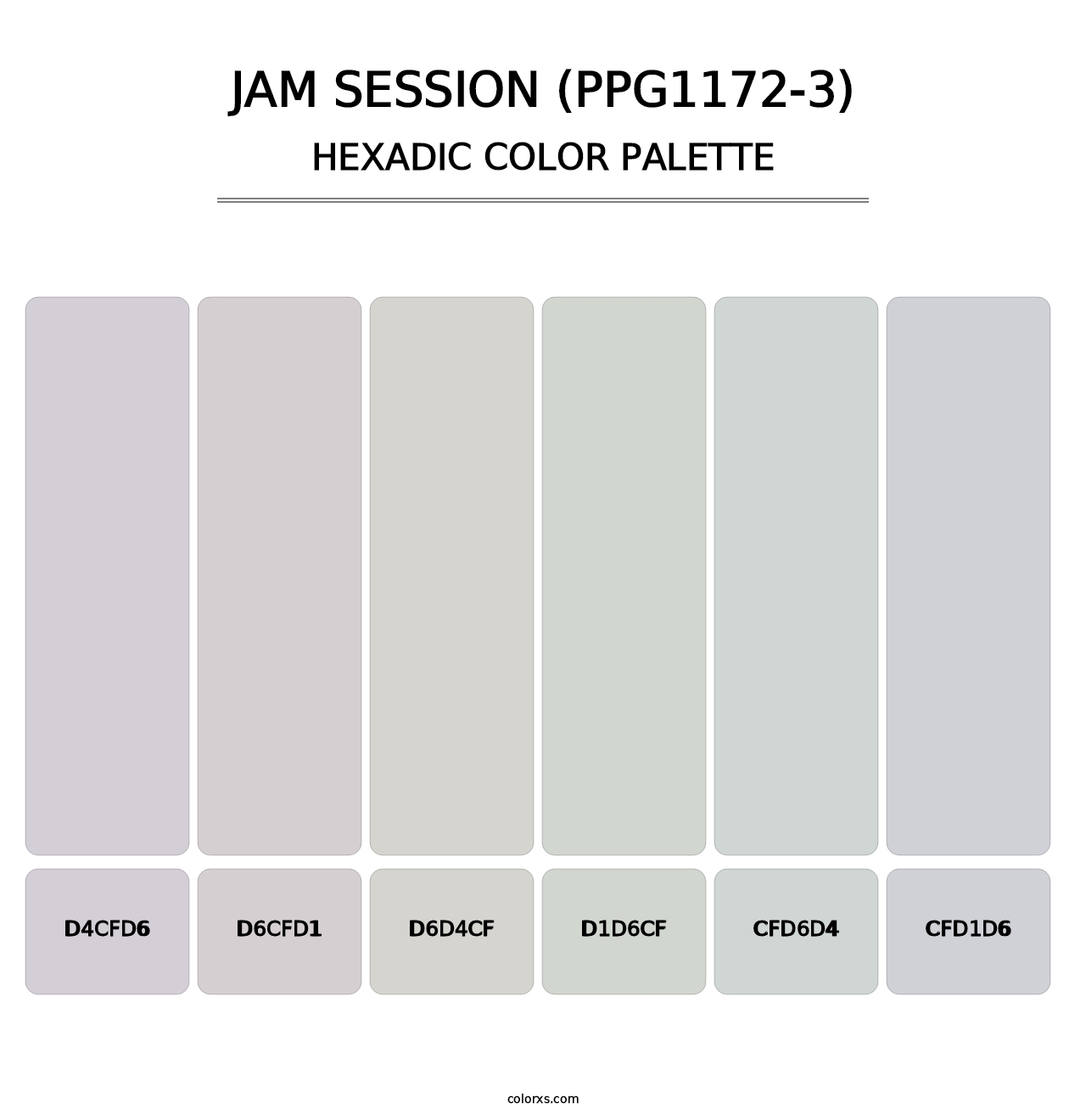 Jam Session (PPG1172-3) - Hexadic Color Palette