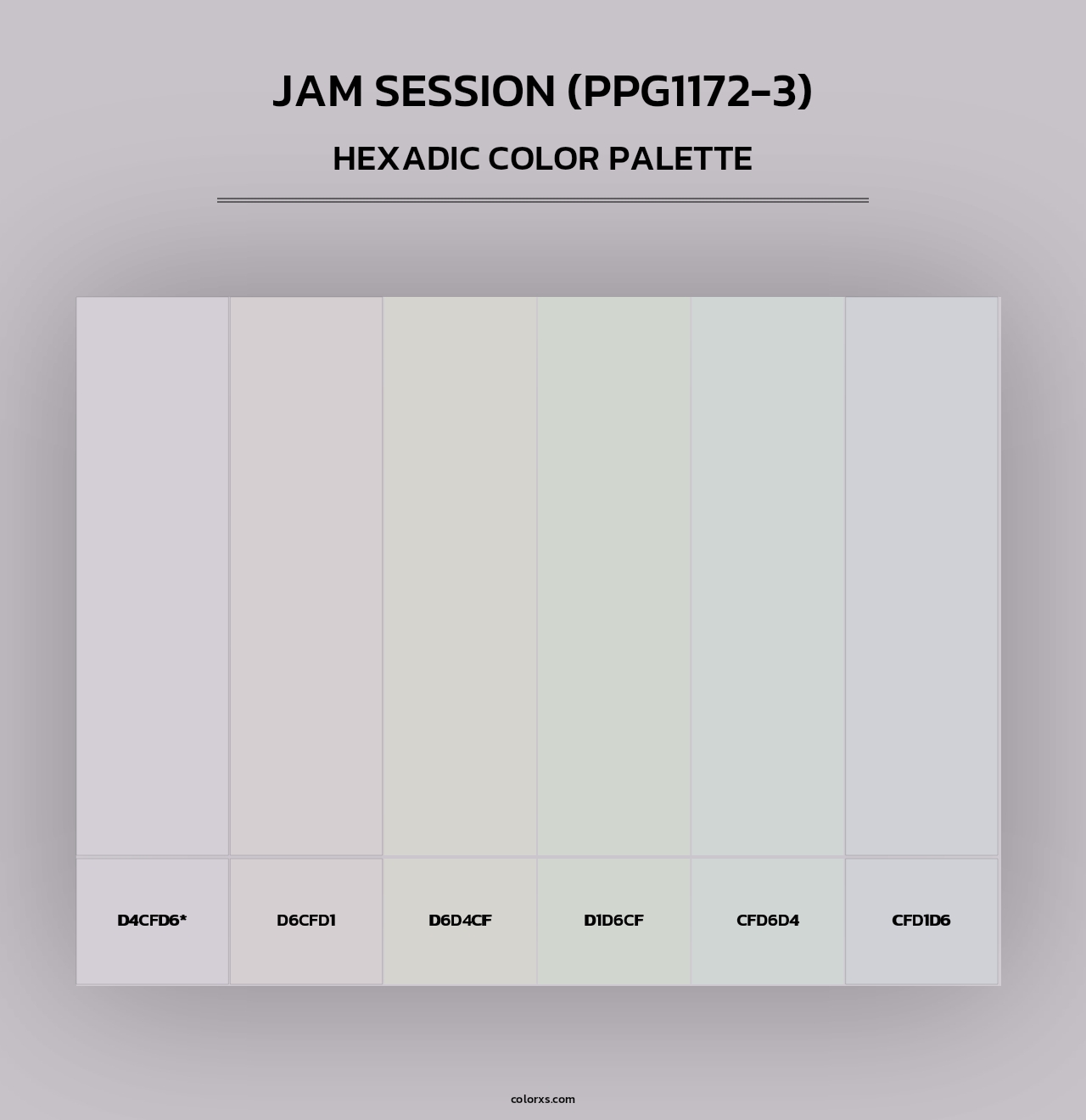 Jam Session (PPG1172-3) - Hexadic Color Palette