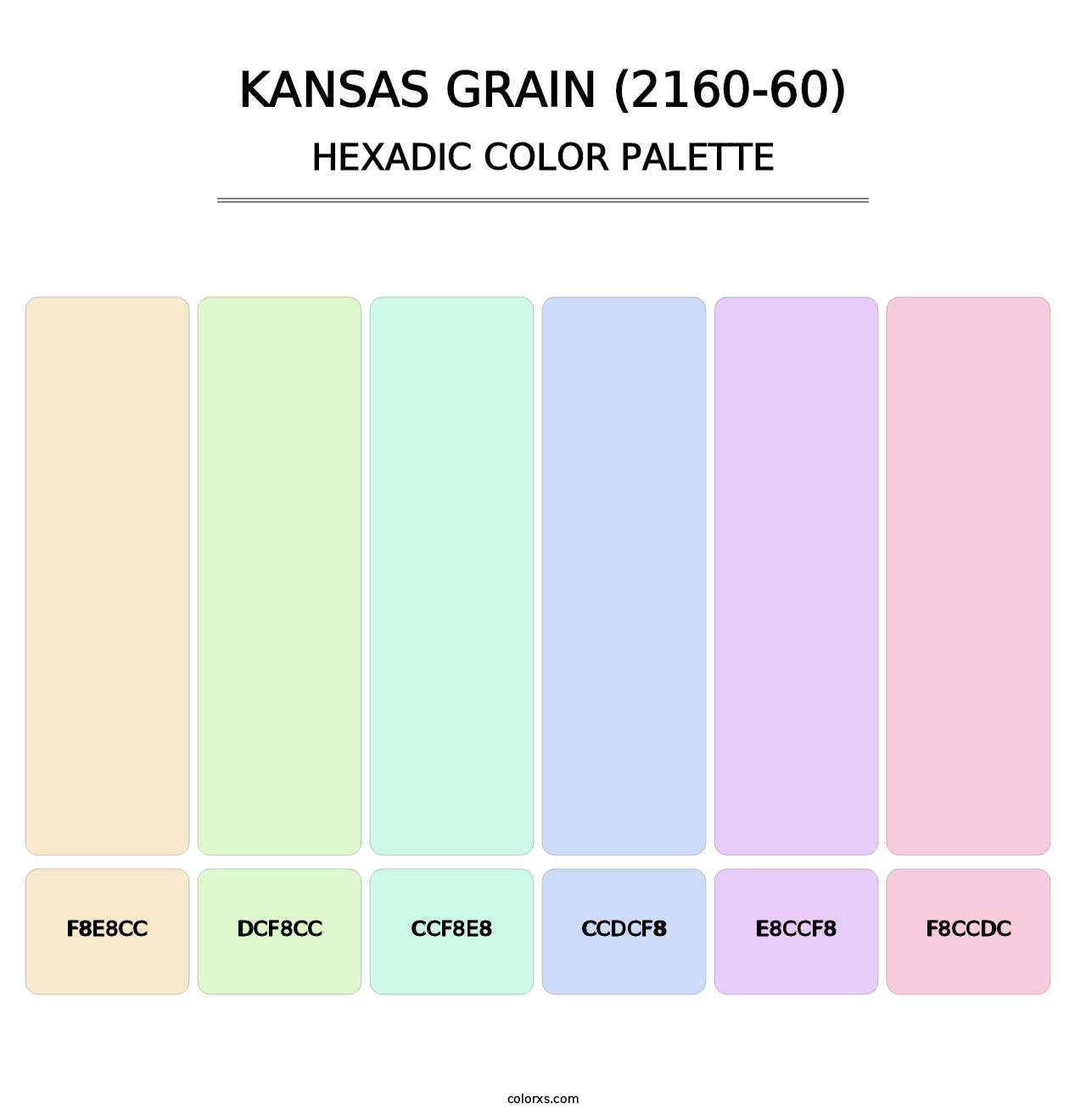 Kansas Grain (2160-60) - Hexadic Color Palette