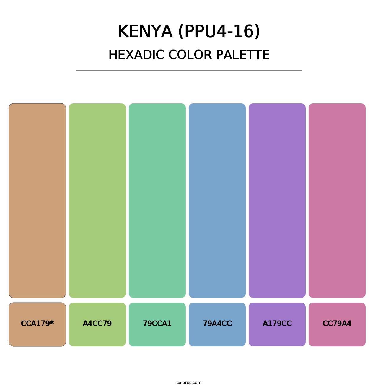 Kenya (PPU4-16) - Hexadic Color Palette