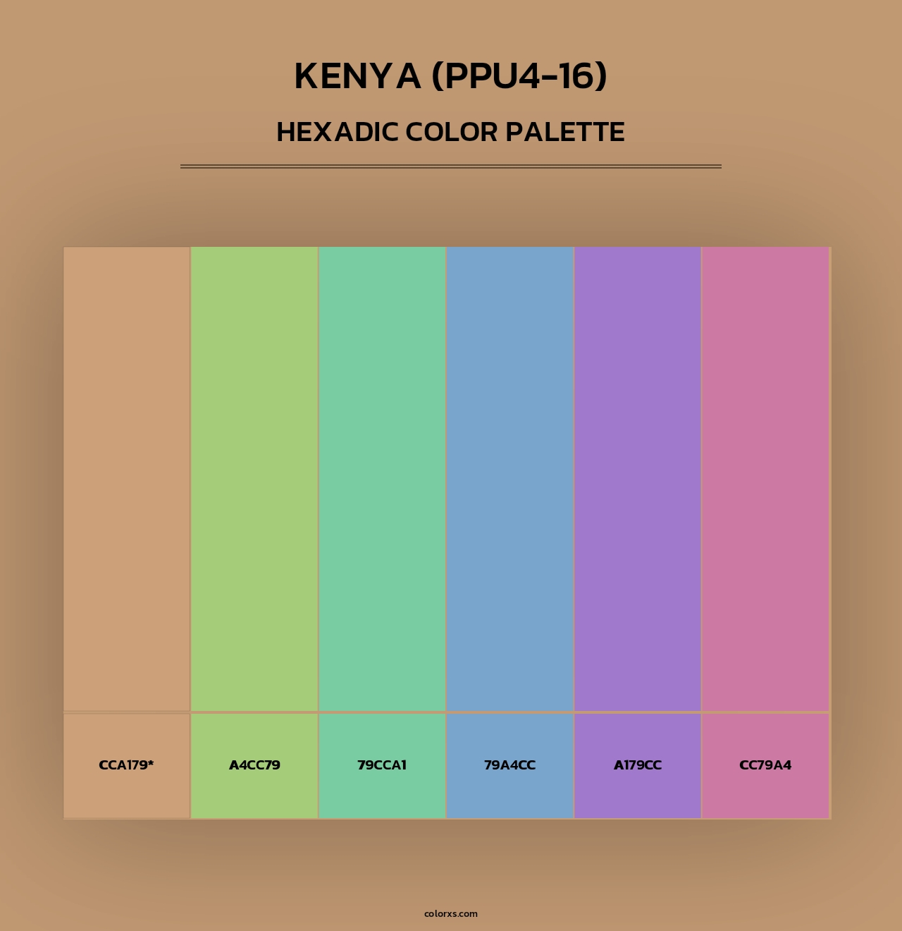 Kenya (PPU4-16) - Hexadic Color Palette