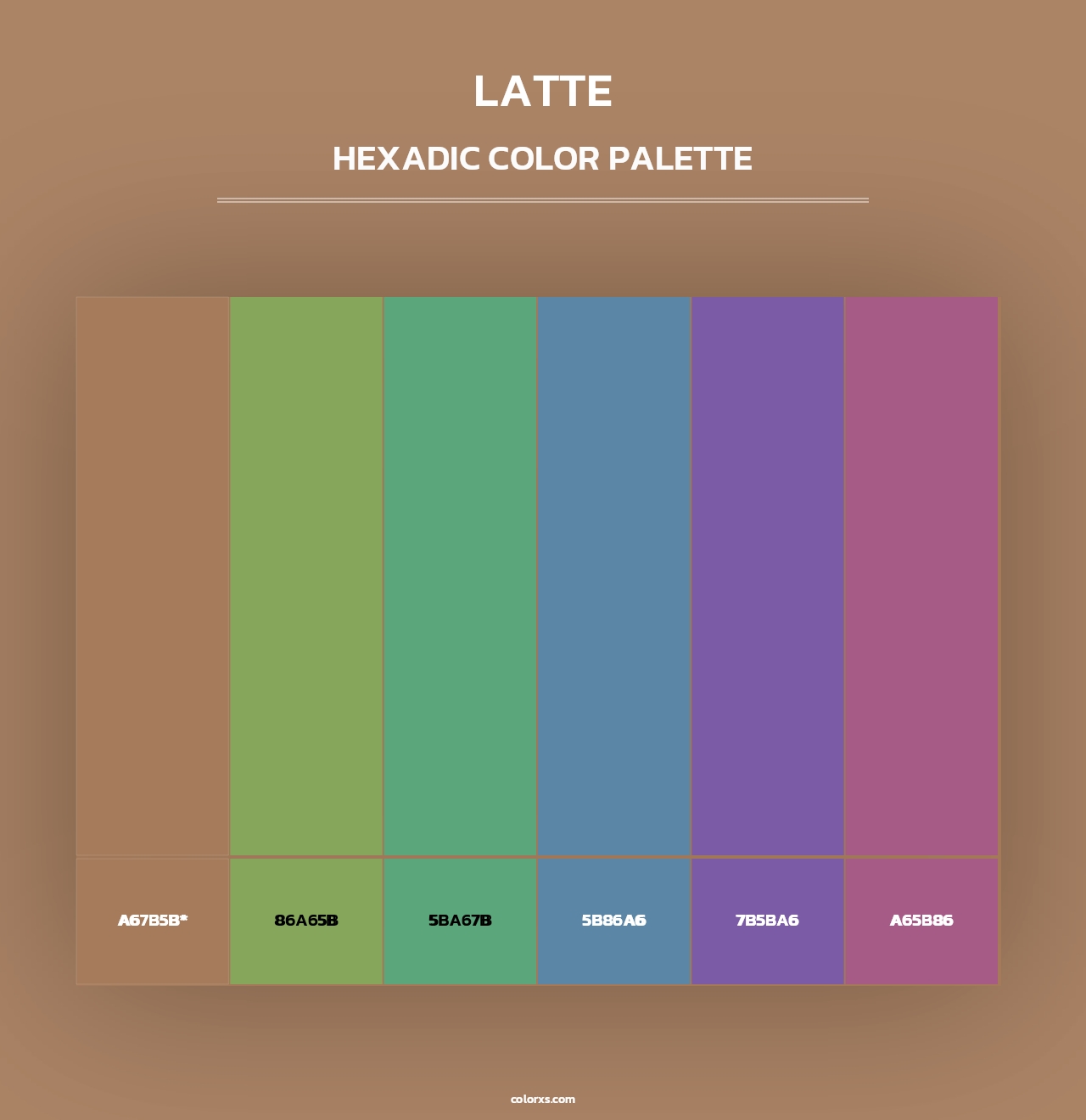 Latte - Hexadic Color Palette
