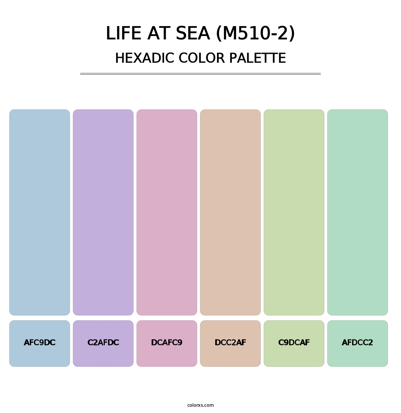 Life At Sea (M510-2) - Hexadic Color Palette