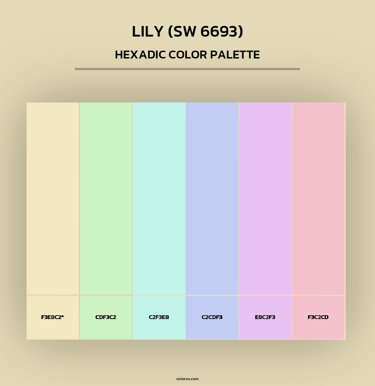 Lily (SW 6693) - Hexadic Color Palette